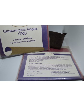 Gamuzas para limpieza de oro y plata